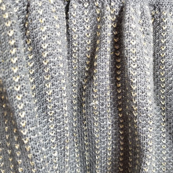 Y2k Babydoll Dress or Skirt? Knit Gold Metallic Sm - Picture 6 of 7